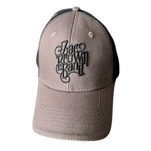 Southern Ground Zac Brown Band Trucker Hat Cap Embroidered Logo Mesh Brown‎